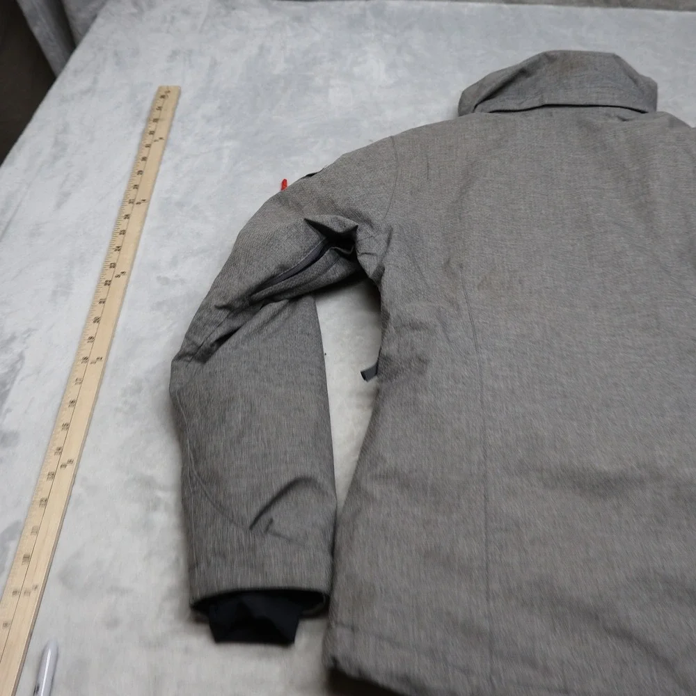 Millet Jacket Women XS Gray Heathered Ski Snow Hiking Pit Zip Outdoor Technical